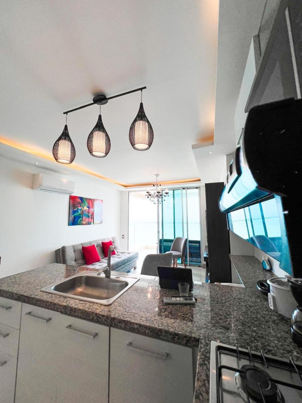 CartagenaBocagrande Beach Apartamentoアパートメント エクステリア 写真